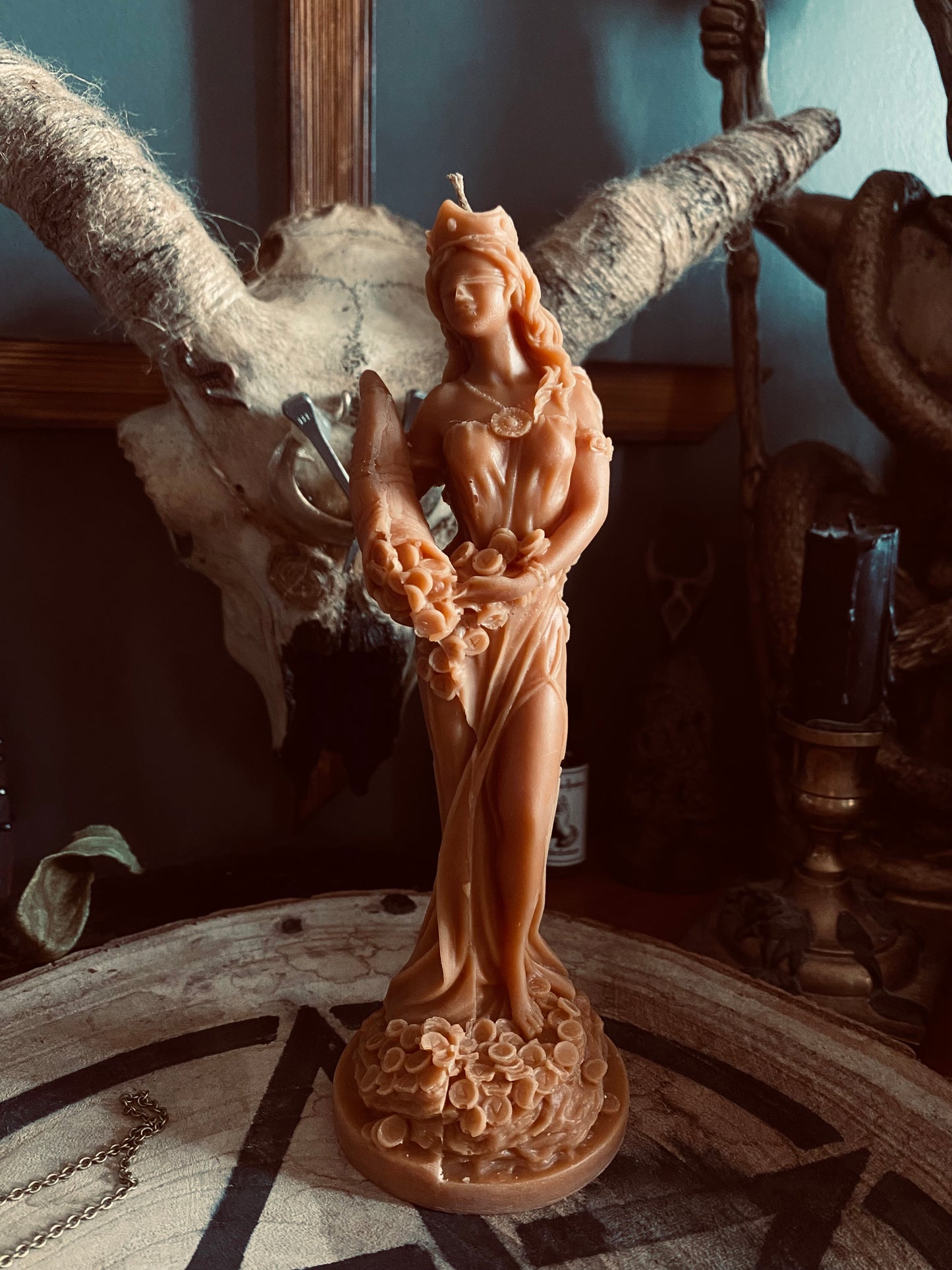 Goddess Fortuna Candle