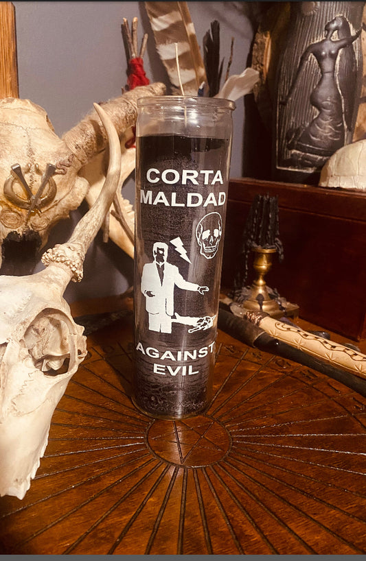 Corta Maldad Protection Against Evil Black 7 Day Candle