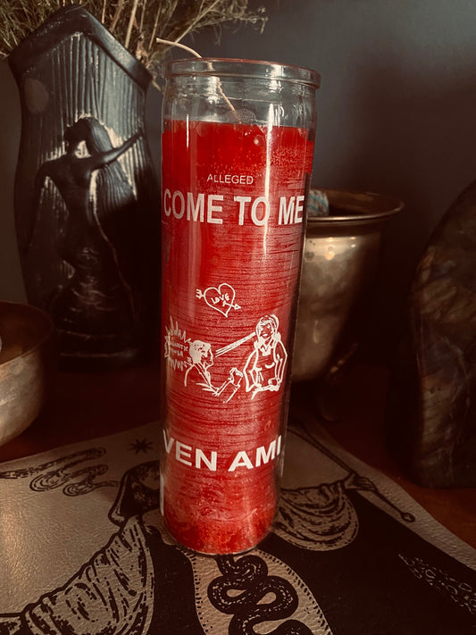 Come To Me Red 7 Day Candle