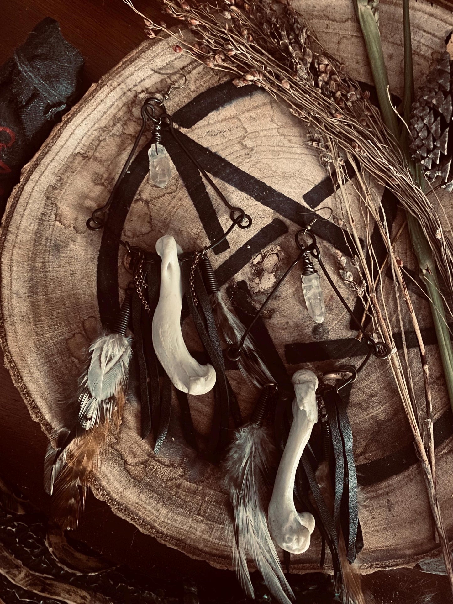 Witch Bone Earrings