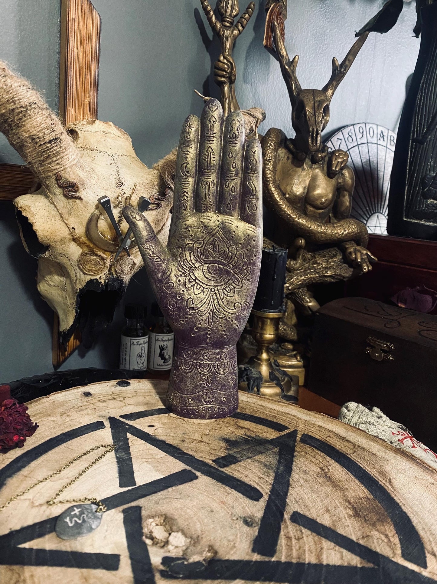 Hand Of Power Candle