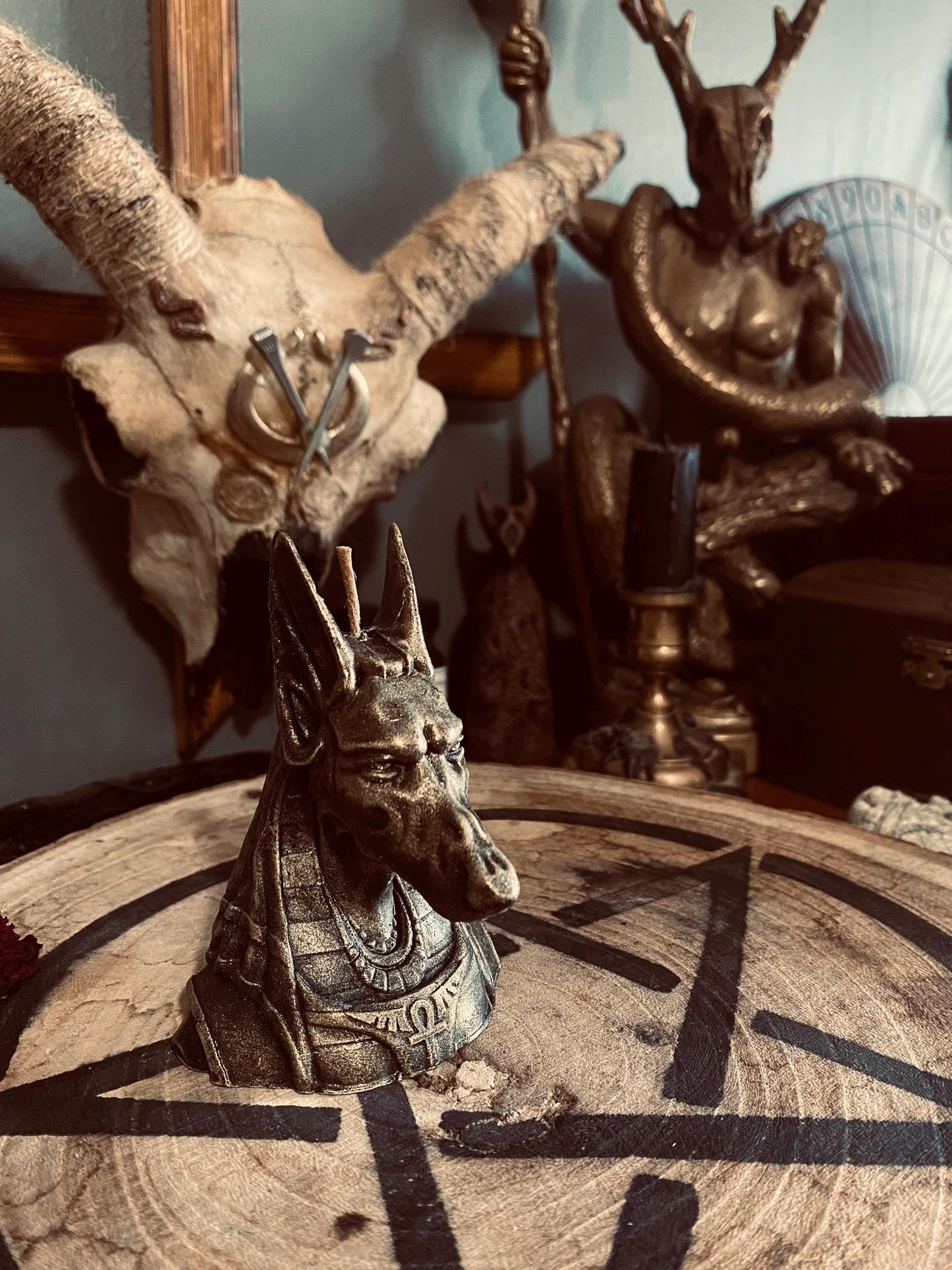 Anubis Candle