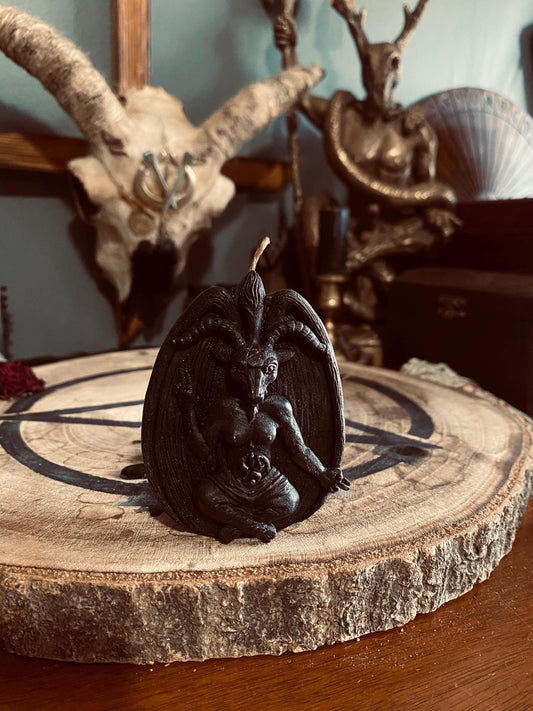 Black Mini Baphomet Candle