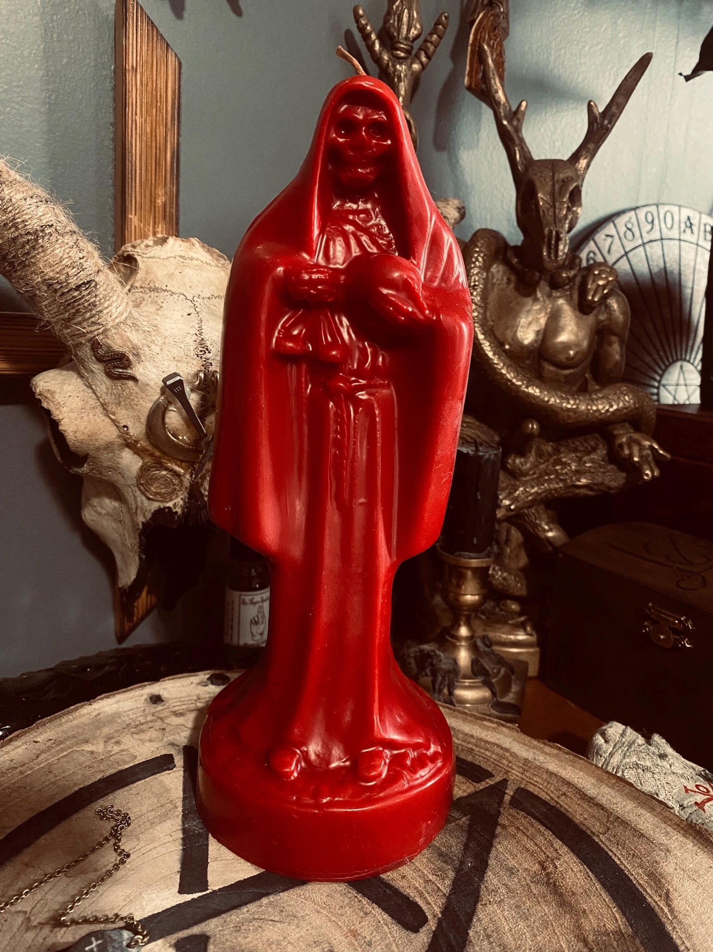 Large Santa Muerte Candle