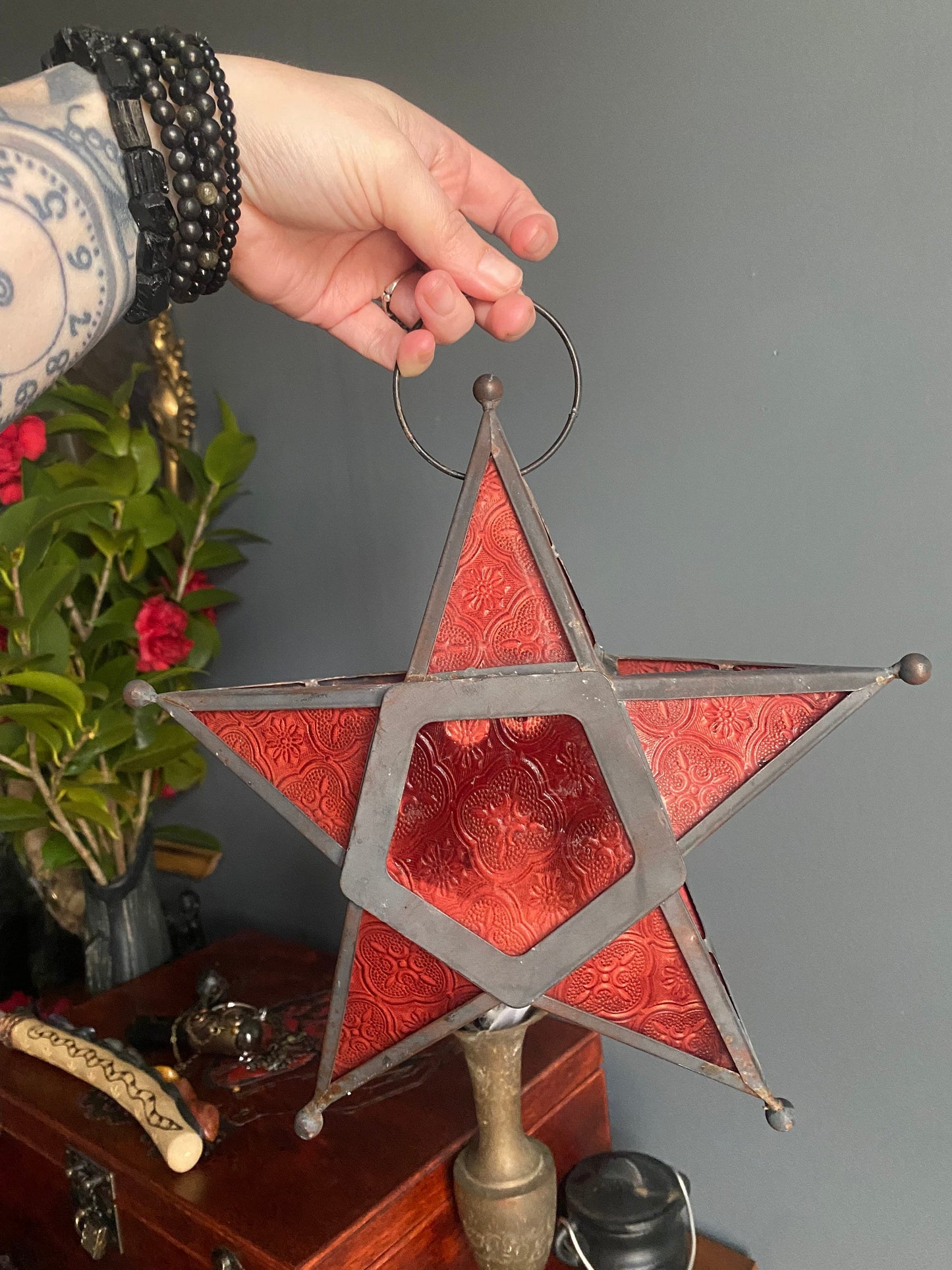 Pentagram Tealight Lantern