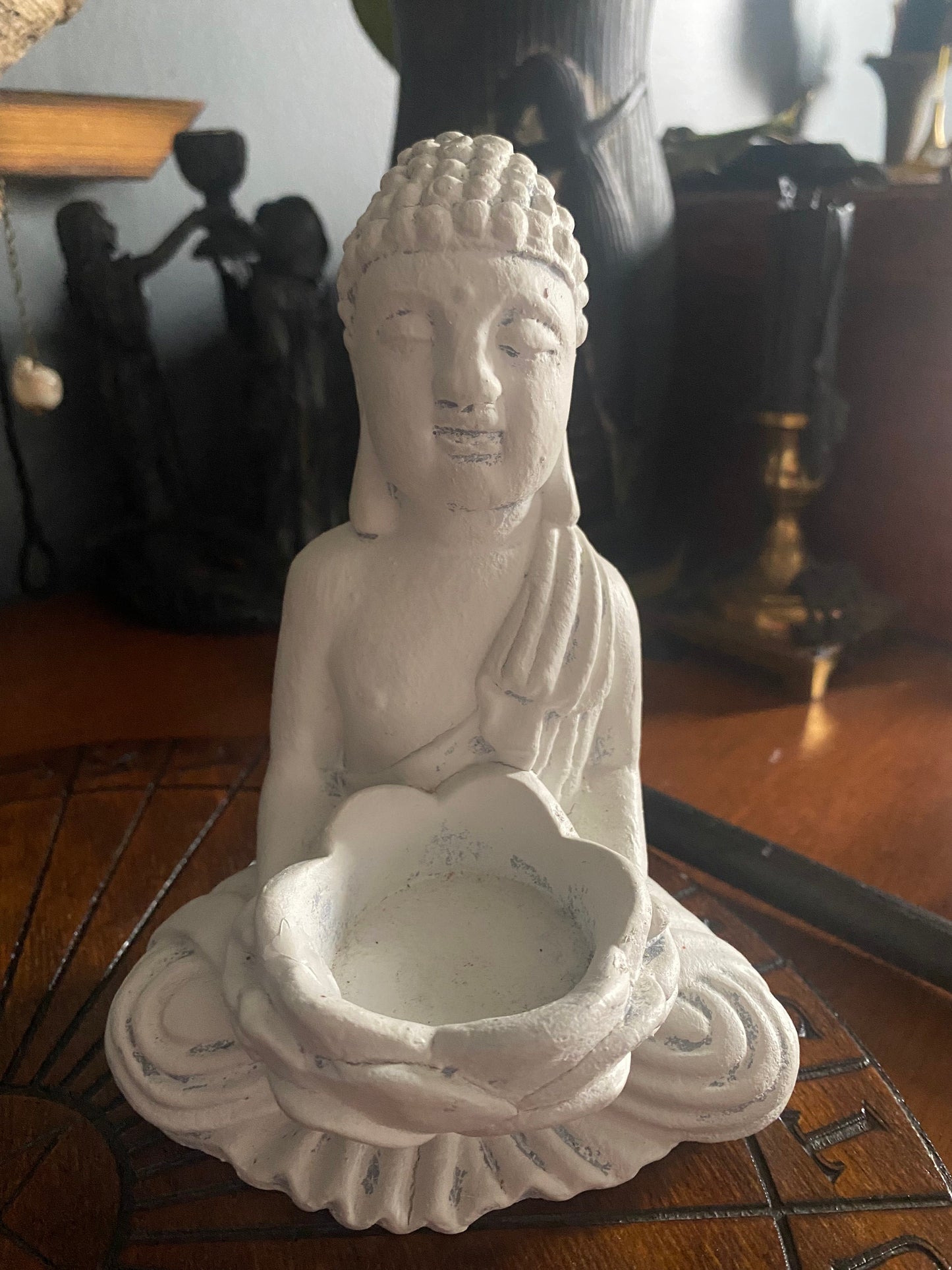 Buddha Statue Tea light Holder