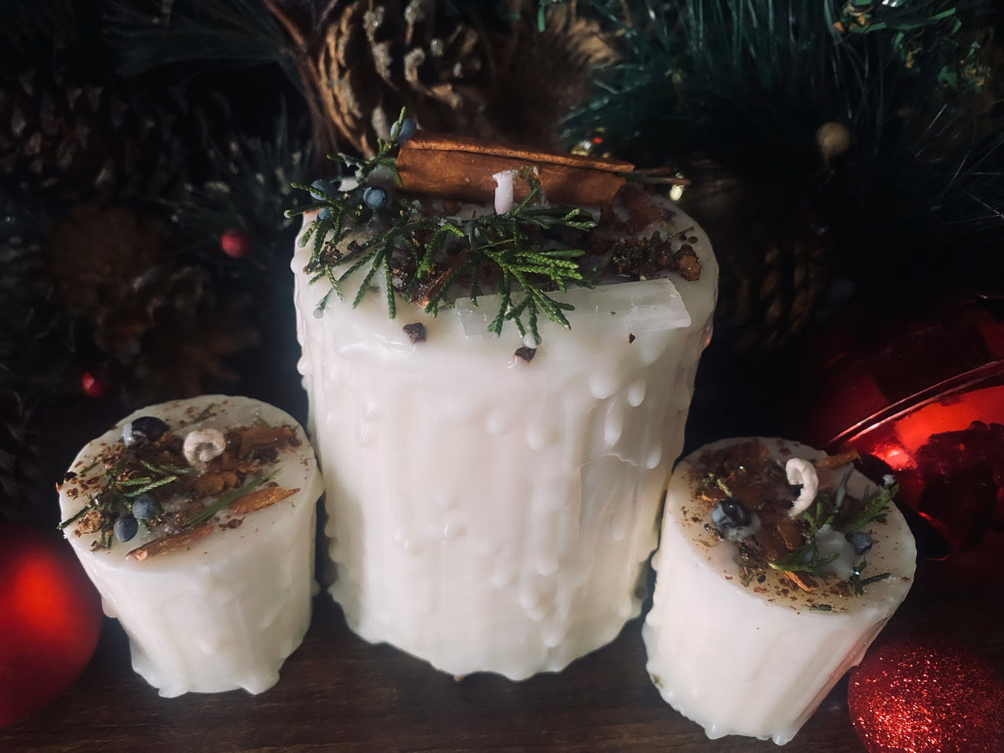 Yuletide Blessings Votive Candle