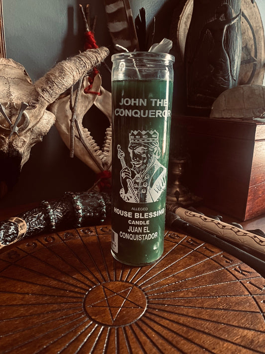 High John Conqueror Green 7 Day Candle