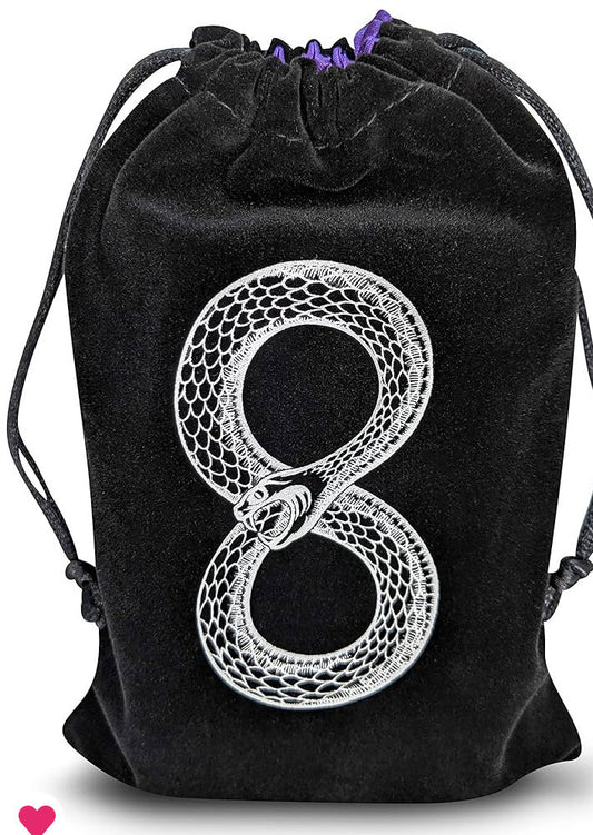 Ouroboros Serpent Tarot & Dice Bag