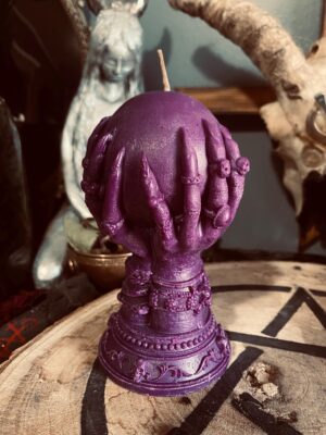 Witch Crystal Ball Candle